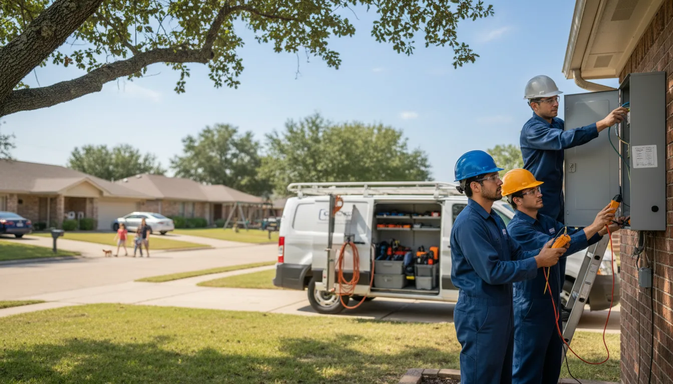 Certified electrician providing emergency electrical services in Linwood, KS